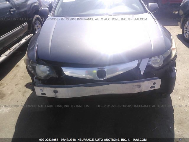 JH4CU26639C010864 - 2009 ACURA TSX GRAY photo 6