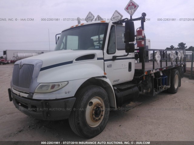 1HTMKAANX3H571144 - 2003 INTERNATIONAL 4000 4400 BLUE photo 2