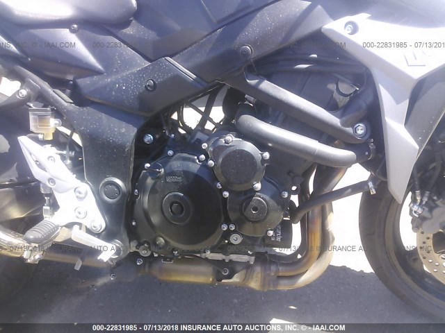 JS1GR7NA5F2100388 - 2015 SUZUKI GSX-S750 BLACK photo 8