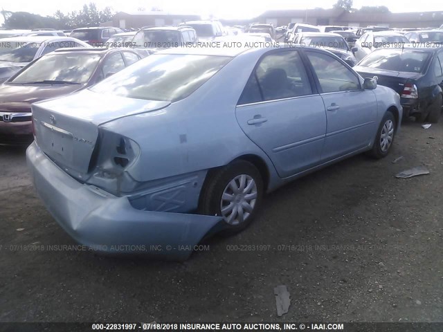 4T1BE32K55U614421 - 2005 TOYOTA CAMRY LE/XLE/SE Açıq mavi foto 4