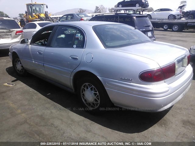 1G4HR54KX2U128304 - 2002 BUICK LESABRE LIMITED WHITE photo 3