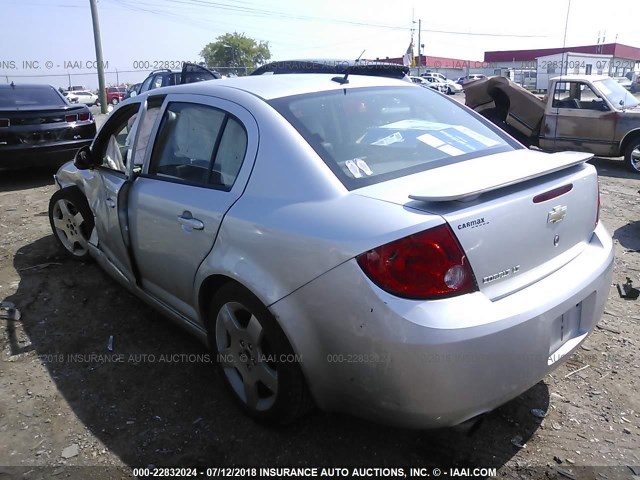 1G1AF5F50A7225362 - 2010 CHEVROLET COBALT 2LT SILVER photo 3