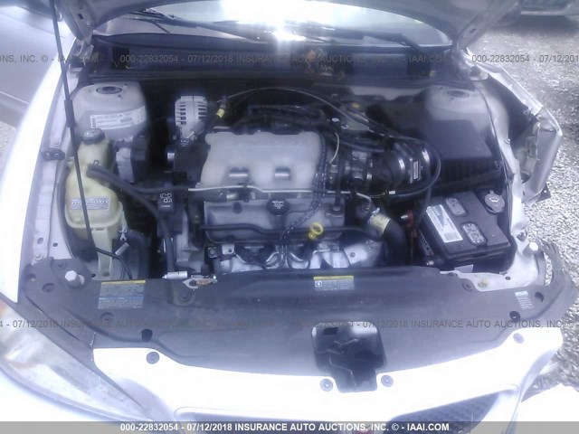 1G2NG52E93M505799 - 2003 PONTIAC GRAND AM SE2 SILVER photo 10