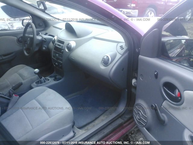 1G8AZ55F16Z126015 - 2006 SATURN ION LEVEL 2 BURGUNDY photo 5