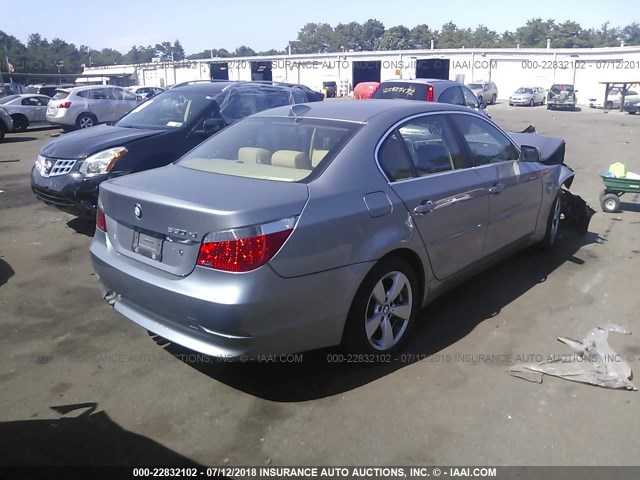 WBANF73597CU21368 - 2007 BMW 530 XI GRAY photo 4