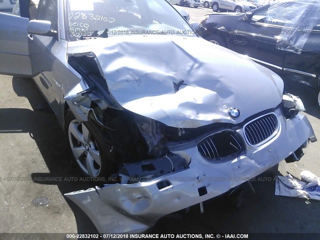 WBANF73597CU21368 - 2007 BMW 530 XI GRAY photo 6