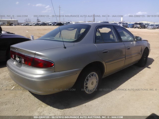 2G4WY52M3X1516895 - 1999 BUICK CENTURY LIMITED TAN photo 4