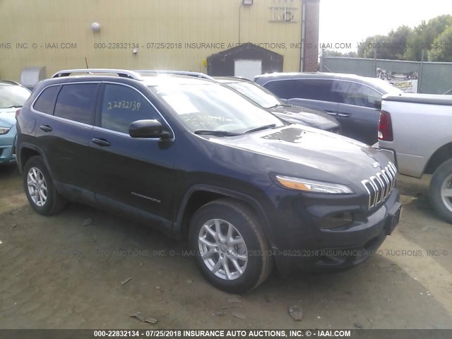 1C4PJMLX9JD586252 - 2018 JEEP CHEROKEE LATITUDE PLUS GRAY photo 1