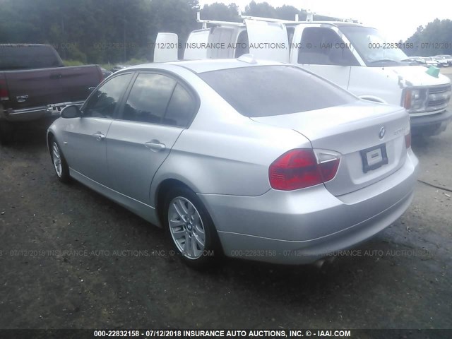 WBAVC93567KX59546 - 2007 BMW 328 XI SILVER photo 3