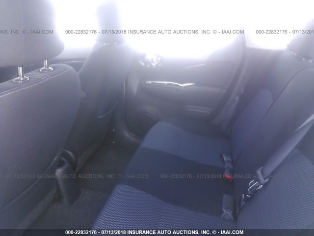 3N1CE2CP2FL416049 - 2015 NISSAN VERSA NOTE S/S PLUS/SV/SL/SR GRAY photo 8