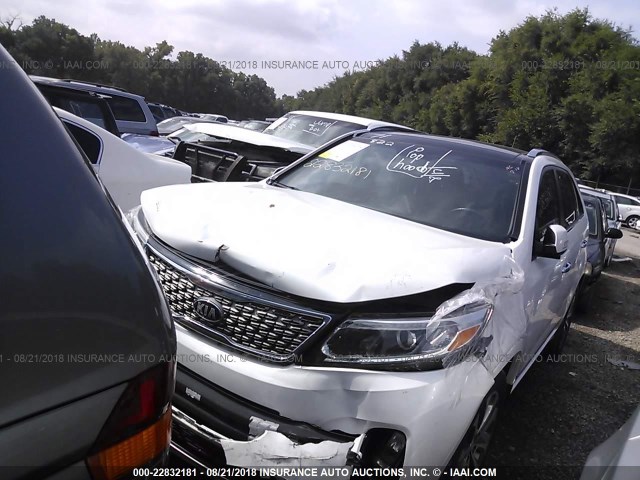 5XYKWDA77FG652174 - 2015 KIA SORENTO SX/SX LIMITED WHITE photo 2