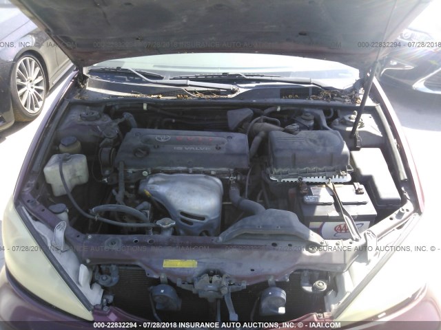 4T1BE32K43U134948 - 2003 TOYOTA CAMRY LE/XLE/SE Tünd qırmızı foto 10