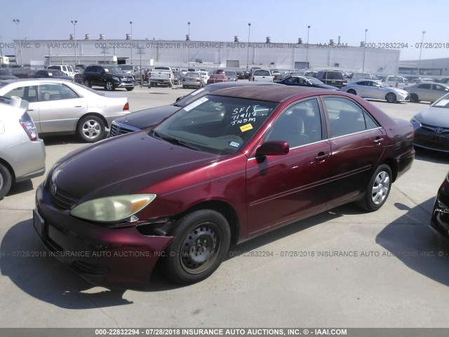 4T1BE32K43U134948 - 2003 TOYOTA CAMRY LE/XLE/SE Tünd qırmızı foto 2