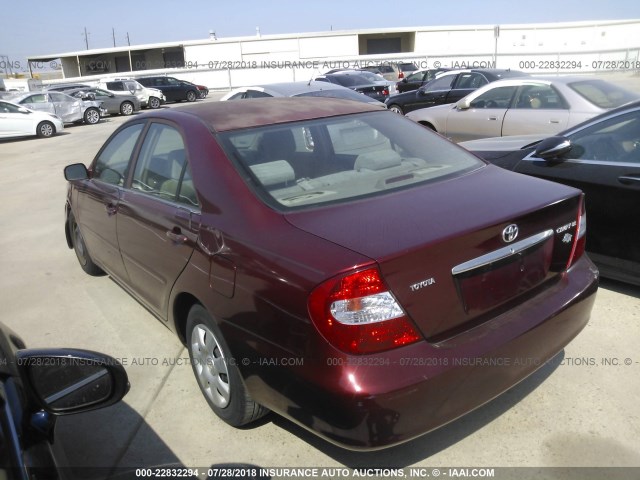 4T1BE32K43U134948 - 2003 TOYOTA CAMRY LE/XLE/SE Tünd qırmızı foto 3