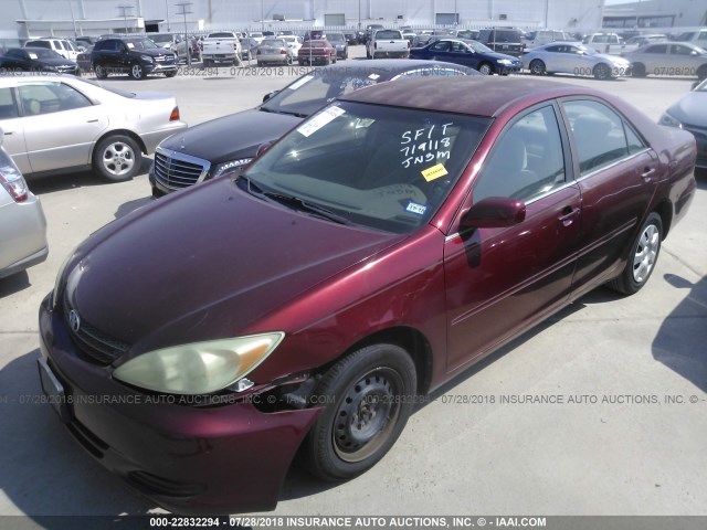 4T1BE32K43U134948 - 2003 TOYOTA CAMRY LE/XLE/SE Tünd qırmızı foto 6