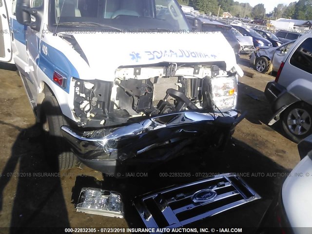 1FDSS3ES4DDB06010 - 2013 FORD ECONOLINE E350 SUPER DUTY VAN WHITE photo 6