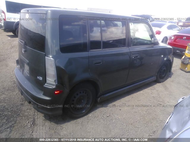 JTLKT324954022777 - 2005 TOYOTA SCION XB Жасыл фото 4