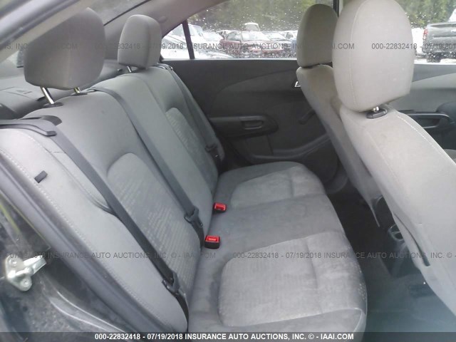 1G1JA5SH5E4240946 - 2014 CHEVROLET SONIC LS 灰色 照片 8