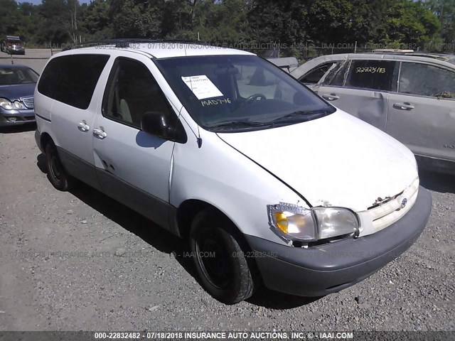 4T3ZF13C0YU305524 - 2000 TOYOTA SIENNA LE/XLE WHITE photo 1