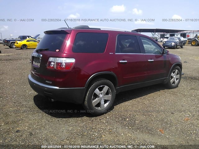 1GKLVMED6AJ205856 - 2010 GMC ACADIA SLT-1 Kasztanowy zdjęcie 4