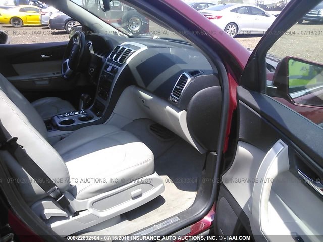 1GKLVMED6AJ205856 - 2010 GMC ACADIA SLT-1 Kasztanowy zdjęcie 5