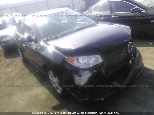 KMHDU46DX8U581014 - 2008 HYUNDAI ELANTRA GLS/SE/LIMITED PURPLE photo 1