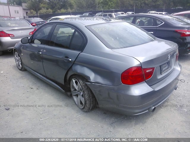 WBAPM735X9E191068 - 2009 BMW 335 I GRAY photo 3