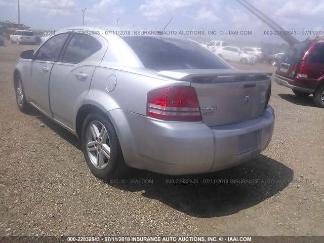 1B3LC56RX8N149250 - 2008 DODGE AVENGER SXT GRAY photo 3