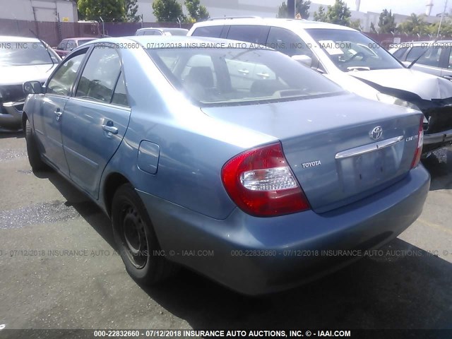 4T1BE30K74U918349 - 2004 TOYOTA CAMRY LE/XLE/SE ლურჯი ფოტო 3