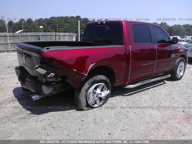 1C6RR6MT0ES102096 - 2014 RAM 1500 SPORT RED photo 4