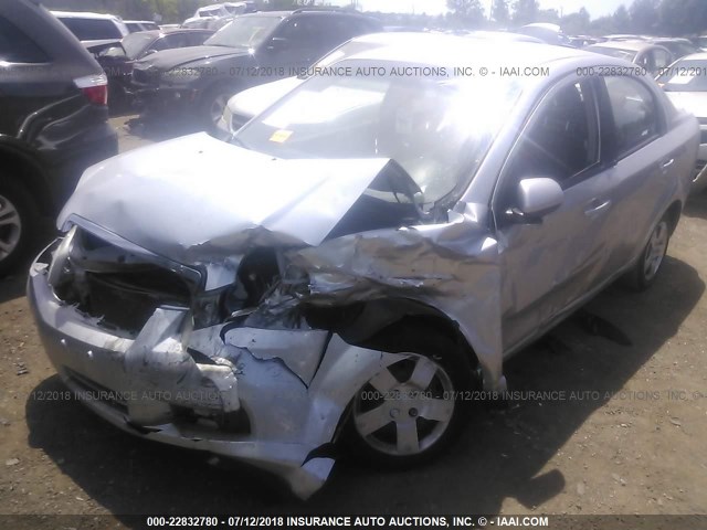 KL1TD5DE5BB234122 - 2011 CHEVROLET AVEO LS/LT 银色 照片 2