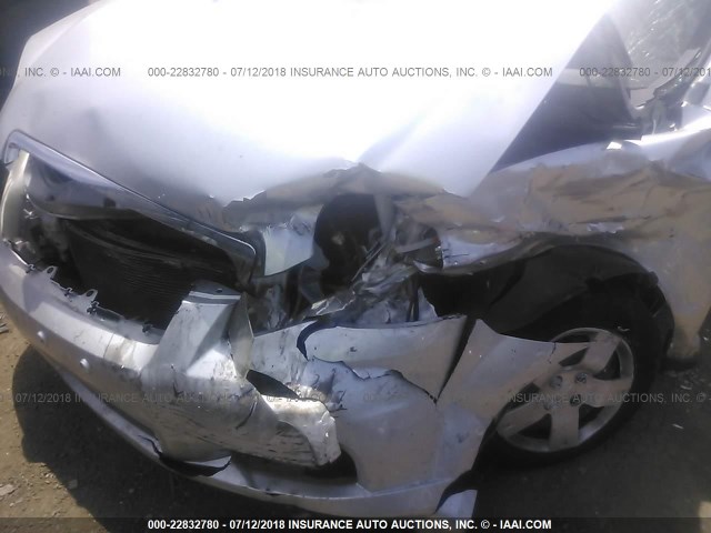 KL1TD5DE5BB234122 - 2011 CHEVROLET AVEO LS/LT 银色 照片 6