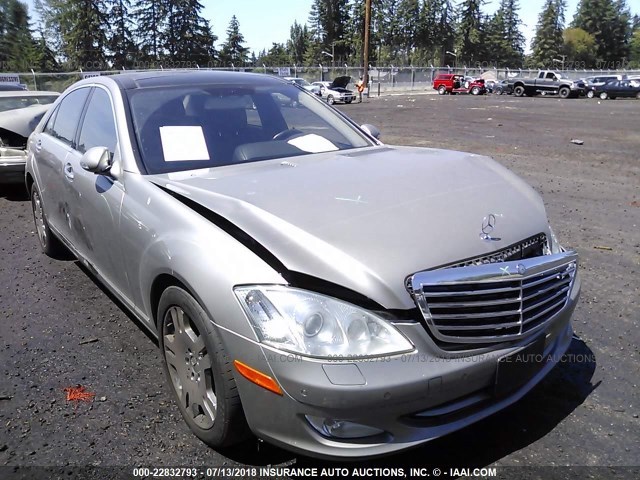 WDDNG86X97A104985 - 2007 MERCEDES-BENZ S 550 4MATIC SILVER photo 1
