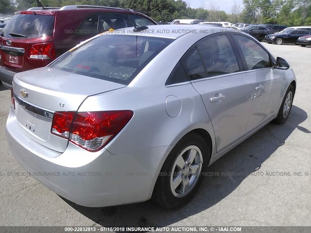 1G1PE5SB2G7152447 - 2016 CHEVROLET CRUZE LIMITED LT SILVER photo 4