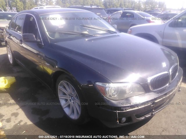 WBAHL83576DT06322 - 2006 BMW 750 I BLACK photo 1