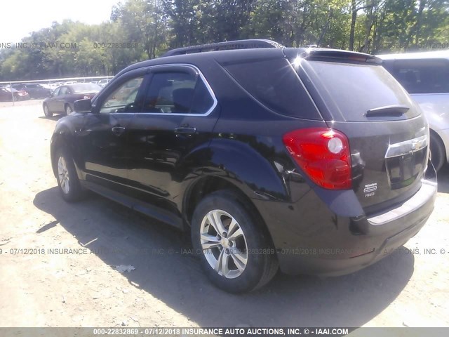 2GNFLFEK6F6385991 - 2015 CHEVROLET EQUINOX LT BLACK photo 3