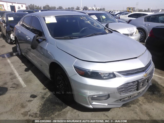 1G1ZB5ST2GF207043 - 2016 CHEVROLET MALIBU LS ვერცხლისფერი ფოტო 1