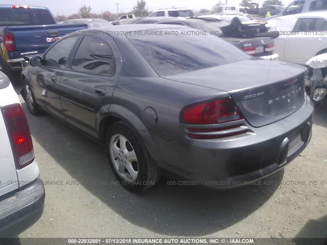 1B3EL46JX5N671014 - 2005 DODGE STRATUS SXT GRAY photo 3