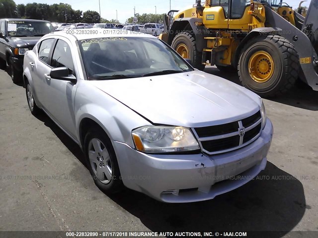 1B3CC4FB2AN193942 - 2010 DODGE AVENGER SXT SILVER photo 1