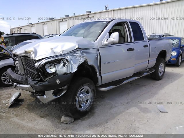 1D7KS28C06J233768 - 2006 DODGE RAM 2500 ST/SLT 银色 照片 2