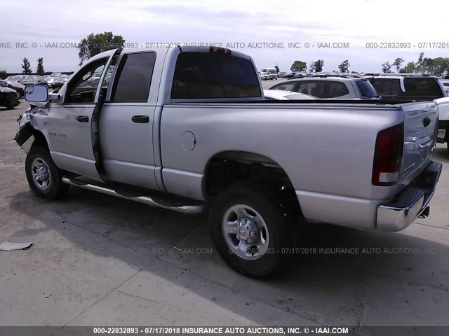 1D7KS28C06J233768 - 2006 DODGE RAM 2500 ST/SLT 银色 照片 3