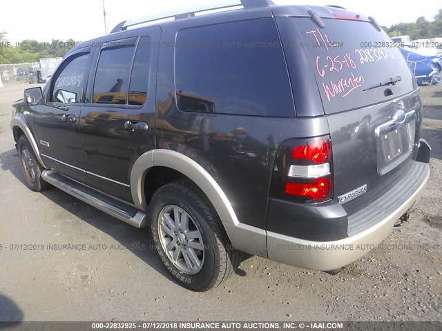 1FMEU74E47UA75467 - 2007 FORD EXPLORER EDDIE BAUER GRAY photo 3