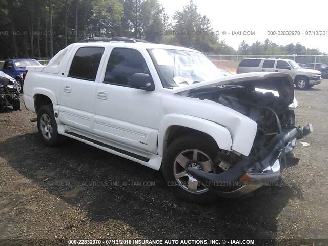 3GNEC12Z86G222697 - 2006 CHEVROLET AVALANCHE C1500 WHITE photo 1