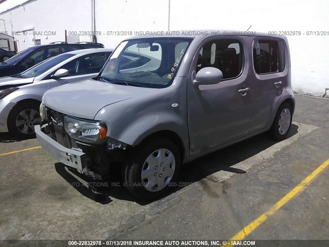 JN8AZ28R19T115151 - 2009 NISSAN CUBE S/SL GRAY photo 2