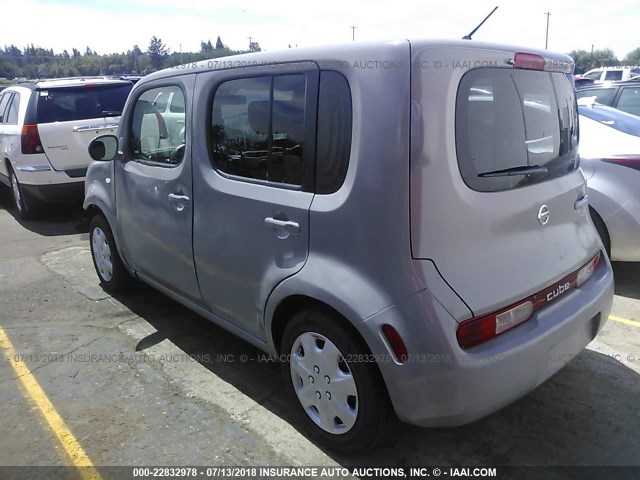 JN8AZ28R19T115151 - 2009 NISSAN CUBE S/SL GRAY photo 3