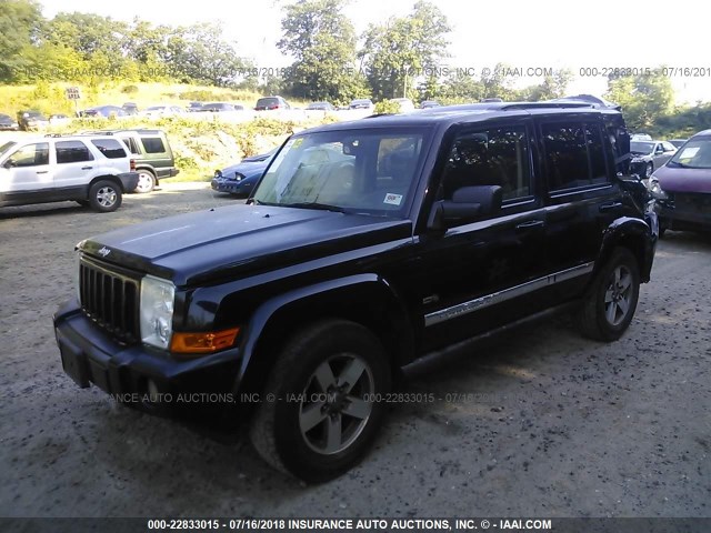 1J8HG48K26C364884 - 2006 JEEP COMMANDER 黑色 照片 2