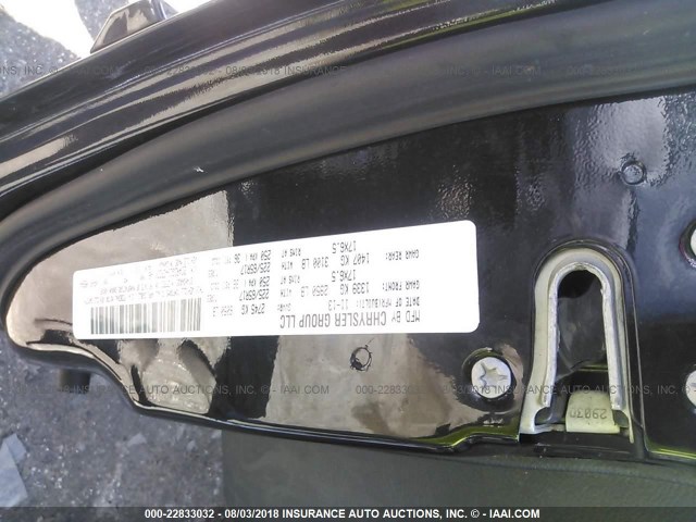 2C4RDGCG4ER230148 - 2014 DODGE GRAND CARAVAN SXT BLACK photo 9