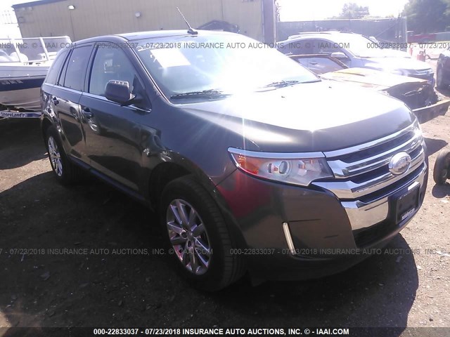 2FMDK3KC3BBB18285 - 2011 FORD EDGE LIMITED BROWN photo 1