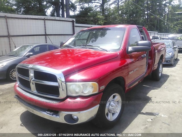 3D7KA28DX4G246554 - 2004 DODGE RAM 2500 ST/SLT 红色 照片 2