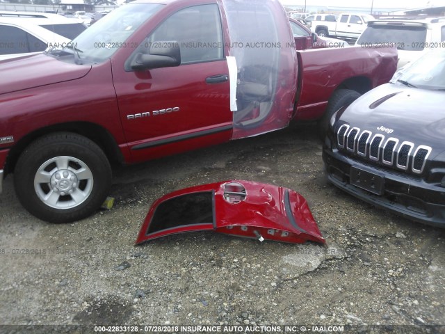 3D7KA28DX4G246554 - 2004 DODGE RAM 2500 ST/SLT 红色 照片 6